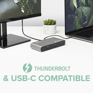 Thunderbolt and USB-C compatible