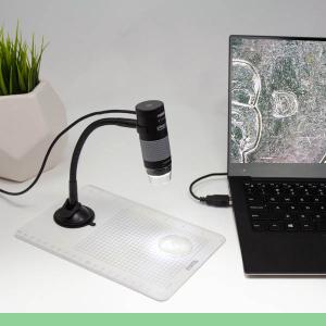Plugable 250x Digital USB Microscope with Observation Stand