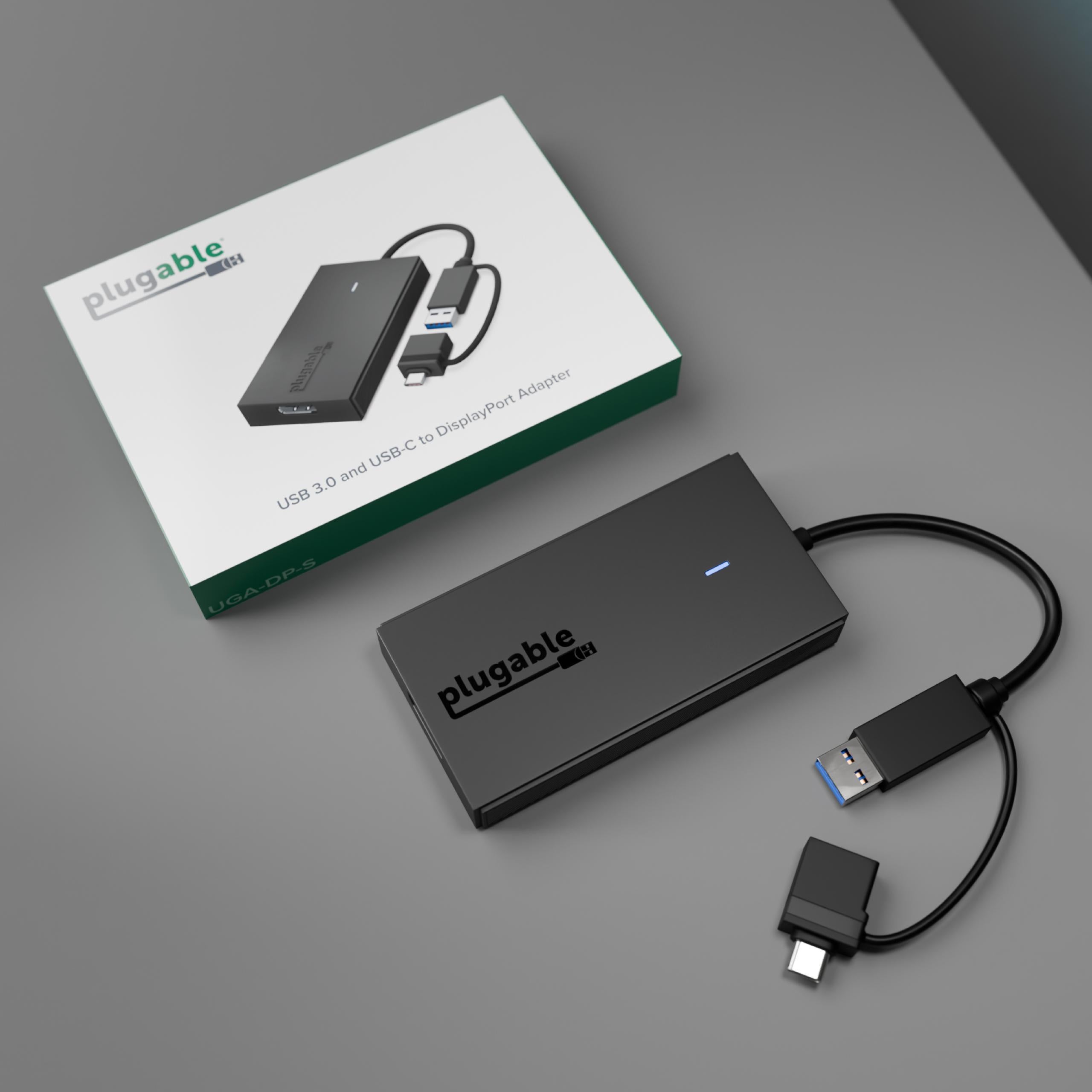 Plugable USB-C or USB 3.0 to DisplayPort Adapter ~ Plugable