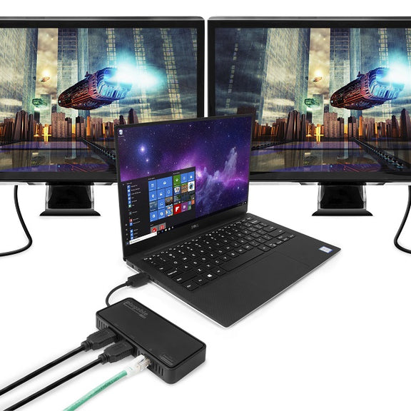 usb3-6950-hdmi with laptop and dual monitors