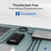 Plugable Thunderbolt 4 Docking Station for 4K Quad Monitors, 100W Laptop Charging image 8