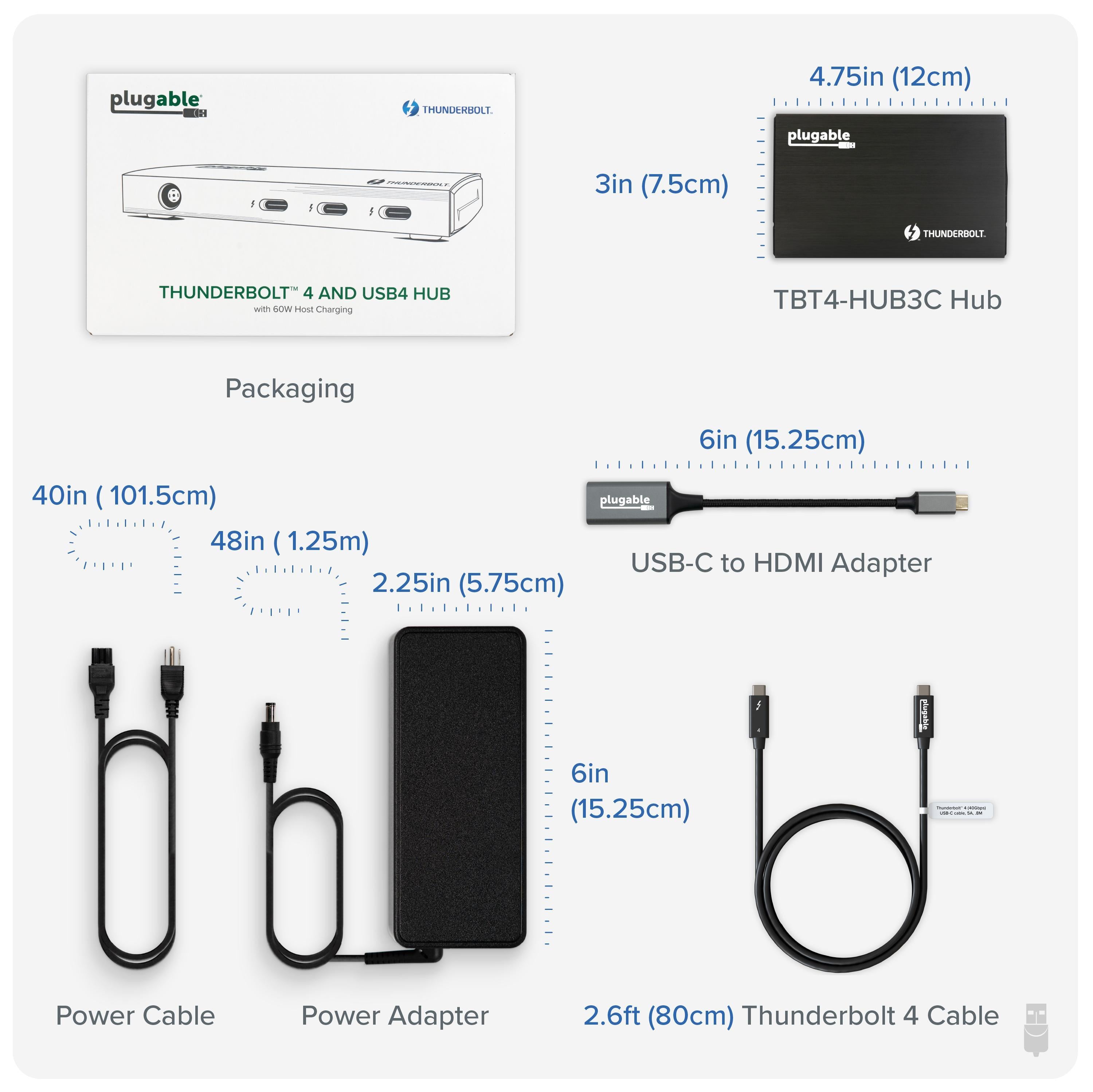 Plugable Thunderbolt 4 and USB4 Hub ~ Plugable Technologies