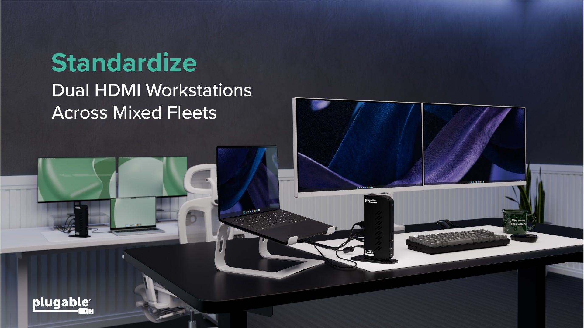 Plugable Dual Monitor Universal Docking Station ~ Plugable