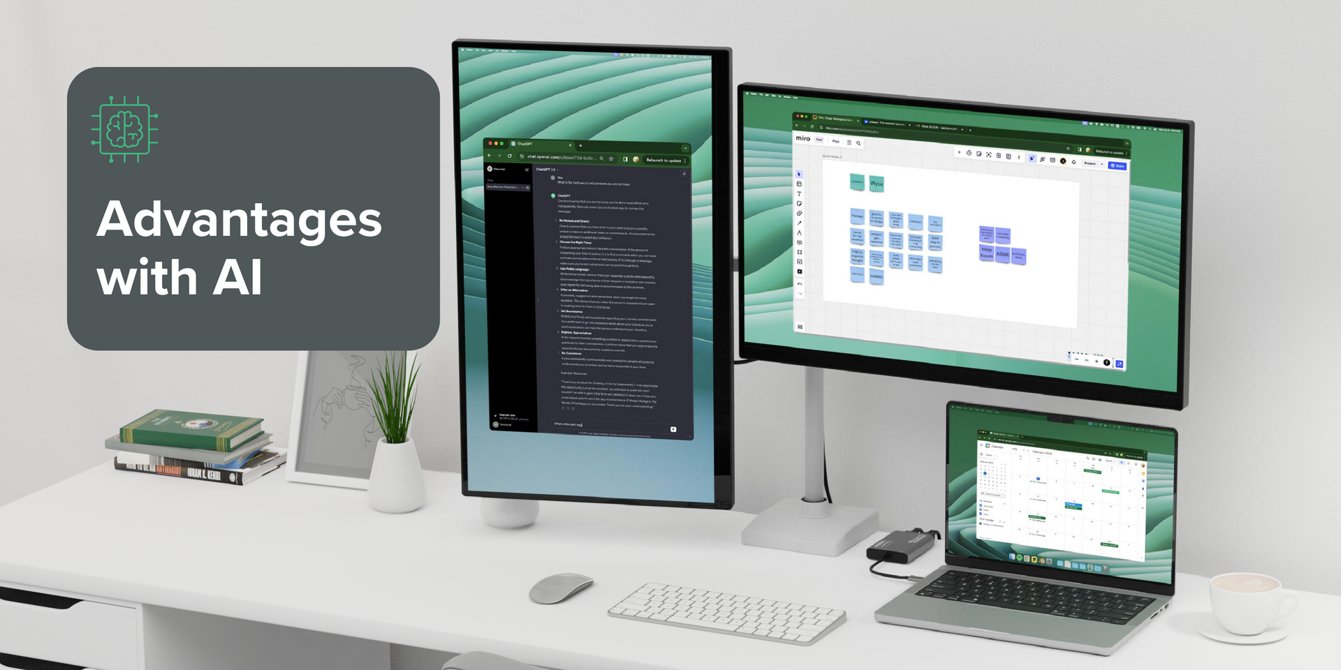 Productivity Impact of Multiple Monitors ~ Plugable Technologies