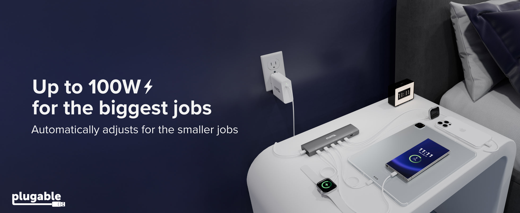 USB C Charger block up to 100W