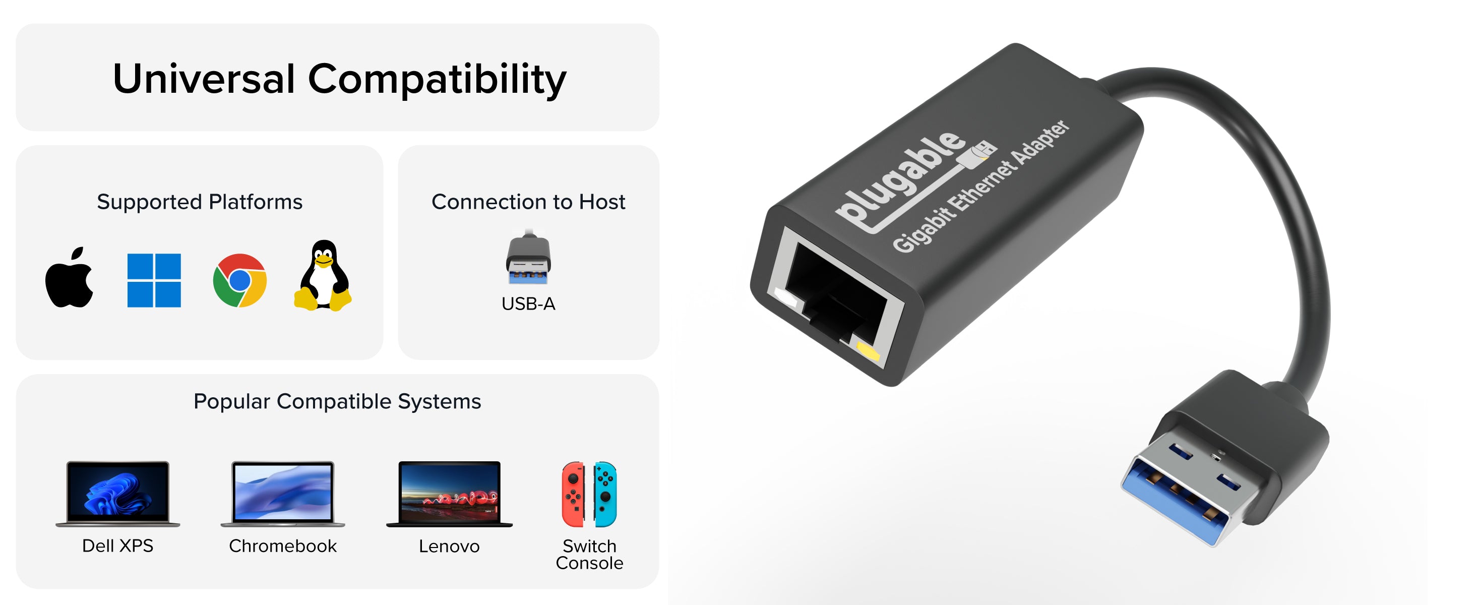 Plugable USB 3.0 Gigabit Ethernet Adapter ~ Plugable