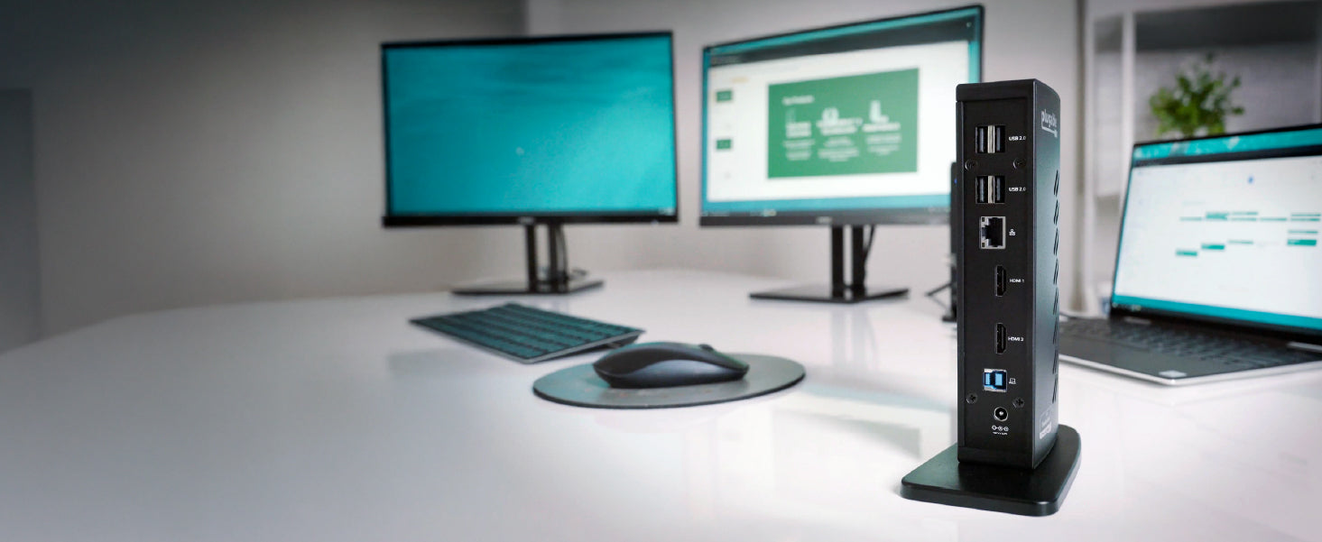 Plugable Dual Monitor Universal Docking Station ~ Plugable