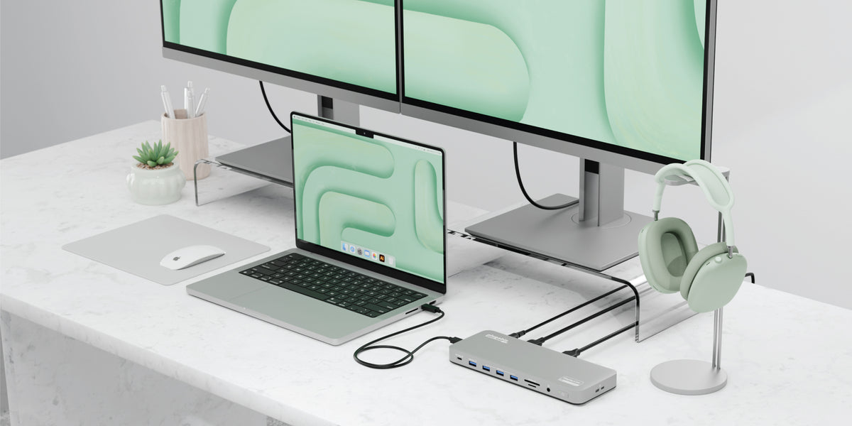 Mac Monitor Stack Understanding Multiple Displays on Apple Silicon Macs ~ Plugable ...