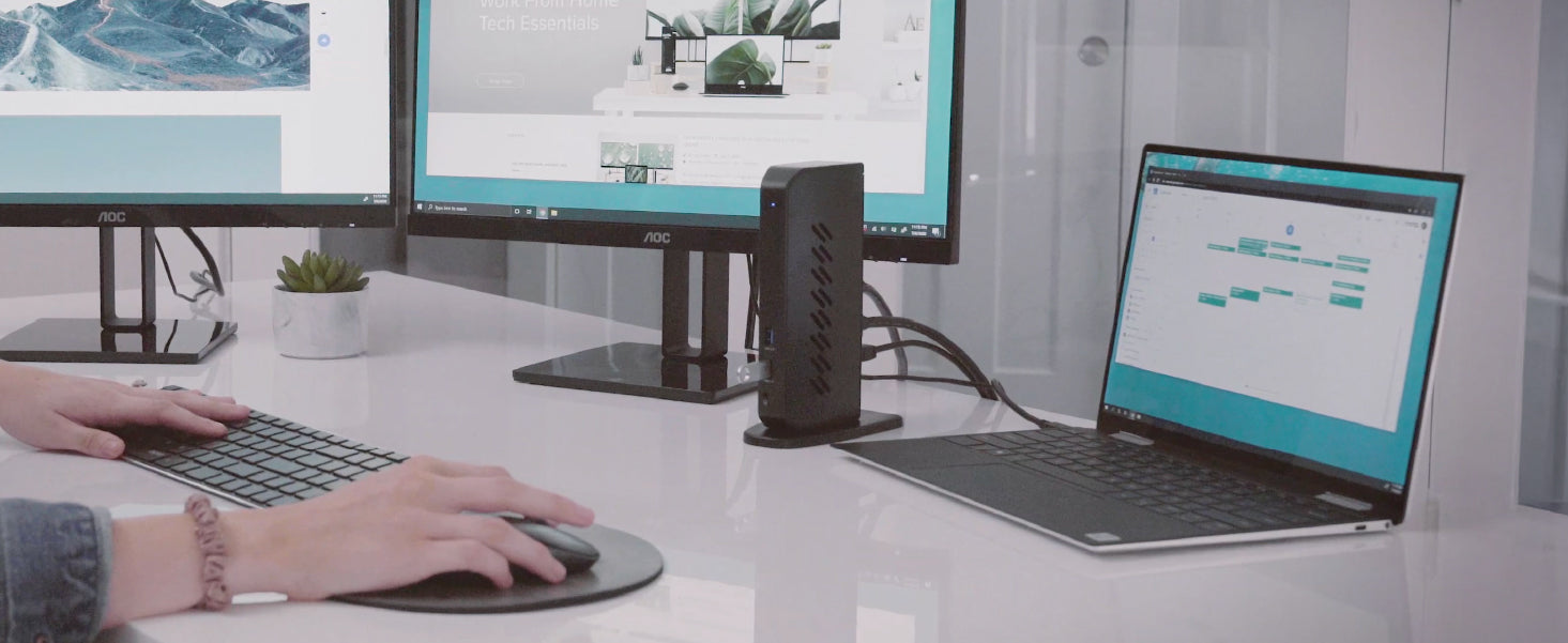 Plugable UD-6950Z デュアルディスプレイ ドッキングステーション Plugable Universal Docking Station for Dual 4K Monitors ~ Plugable