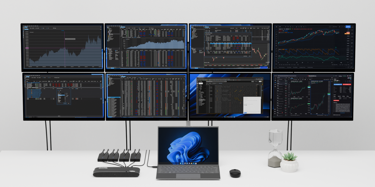 Multi Monitor Manager Productivity Impact of Multiple Monitors ~ Plugable Technologies