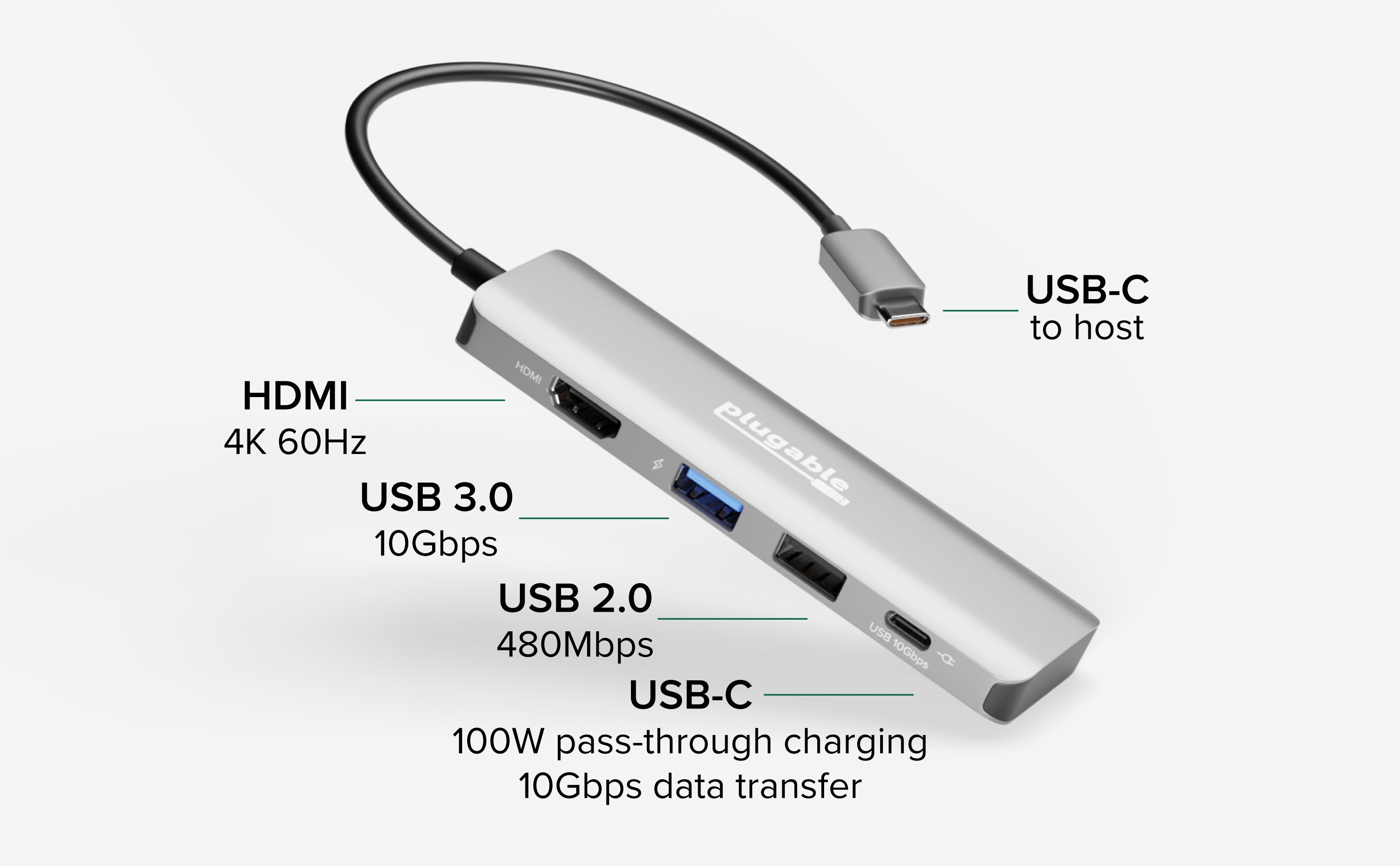 Usb c deals power hub