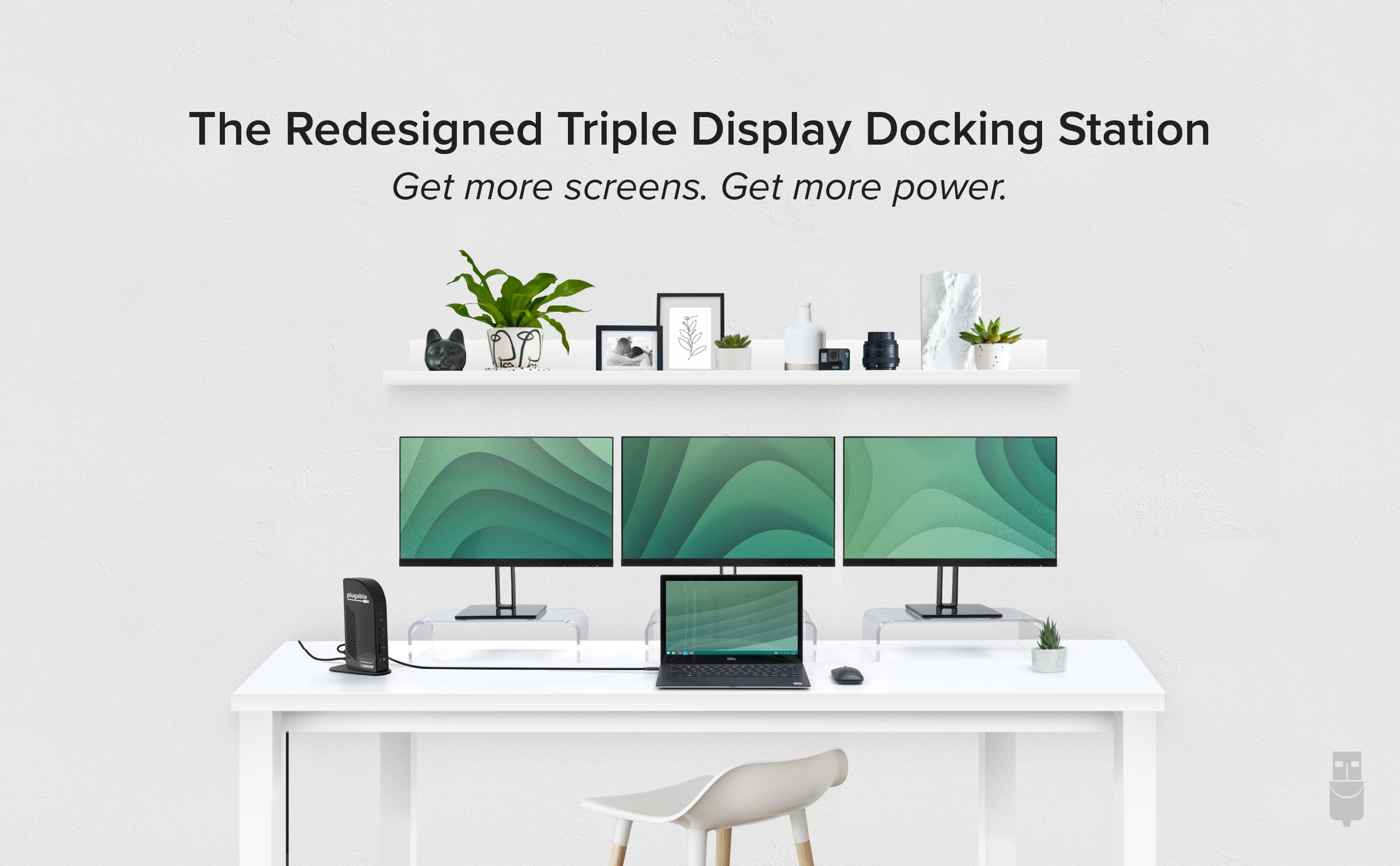 Plugable USB-C Triple Display Docking Station with DisplayLink USB