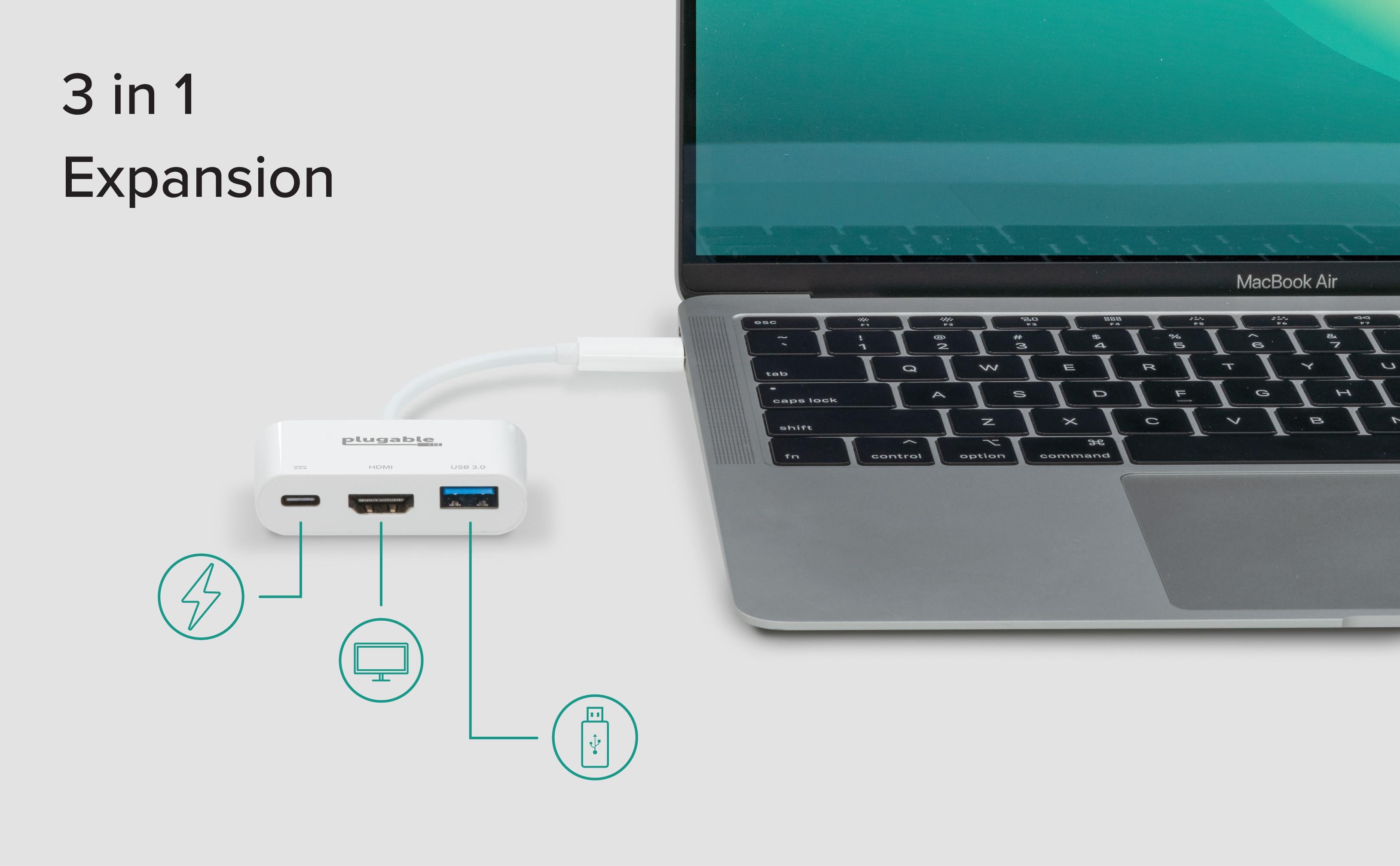 Plugable USB-C Multiport Adapter – Plugable Technologies