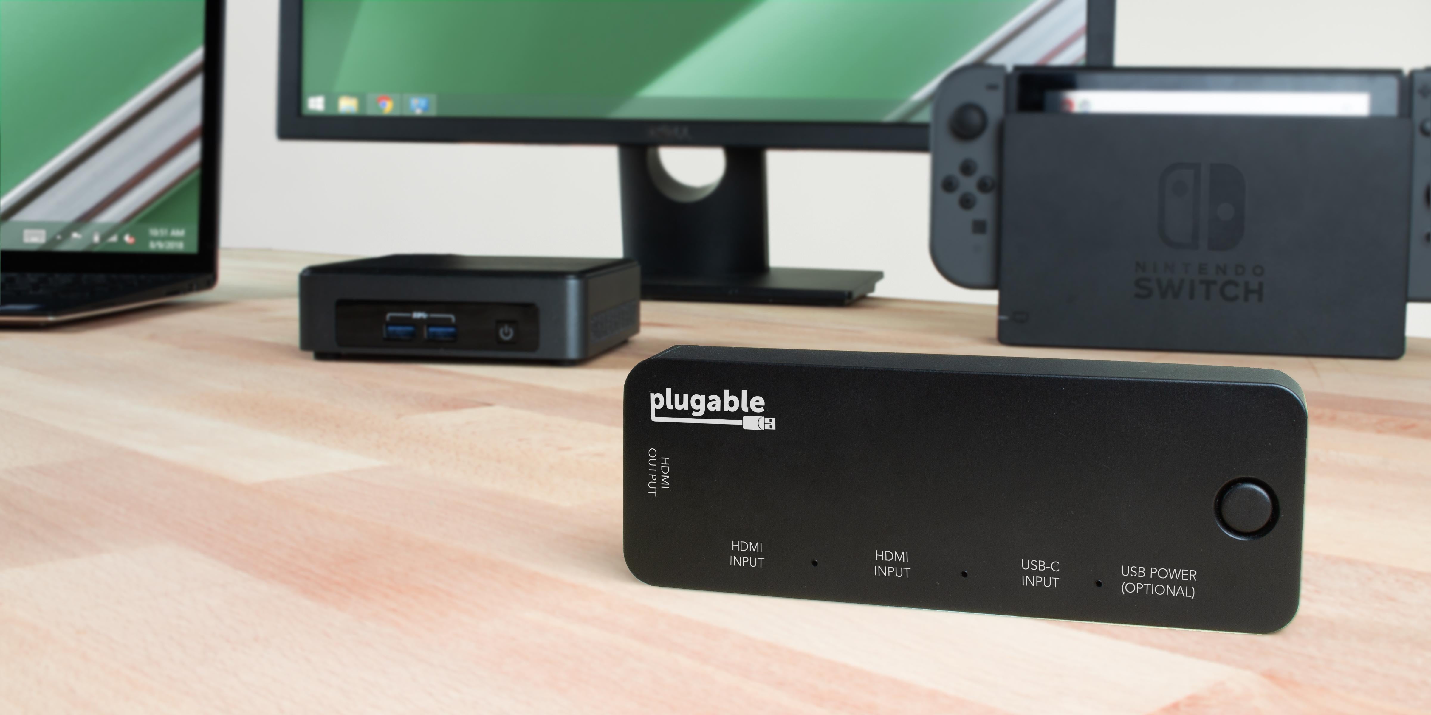 Plugable HDMI Switch With USB-C – Plugable Technologies