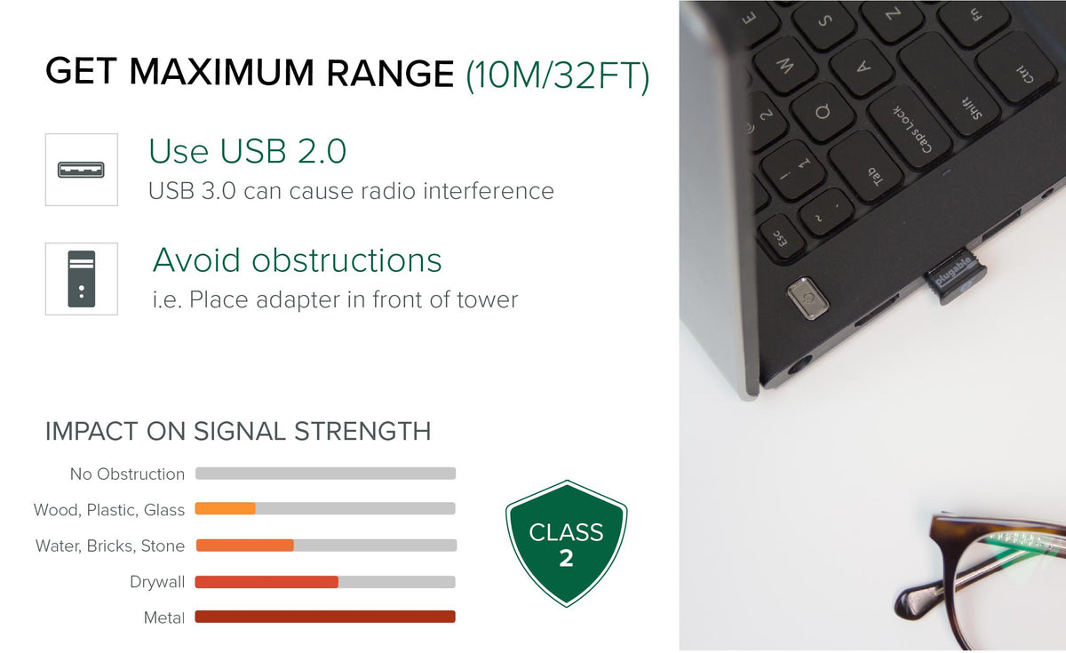 Plugable USB 2.0 Bluetooth® Adapter ~ Plugable Technologies