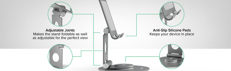 Plugable Universal Tablet Stand, 360° Rotating Base ~ Plugable Technologies