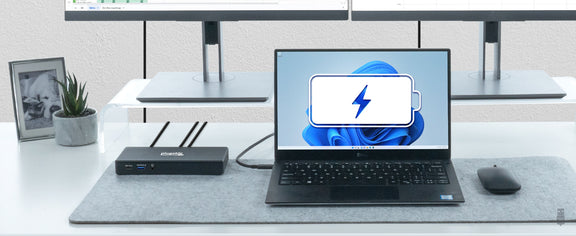 Plugable USB-C Docking Station Dual 4K 60Hz HDMI, 65W Charging, Gigabi ...