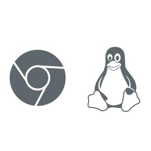 Chrome OS and Linux Logos