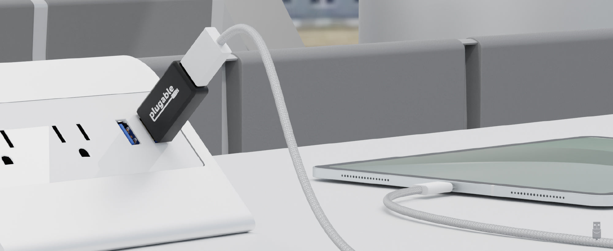 Plugable USB Data Blocker, Protects Against Juice Jacking - 5 Pack