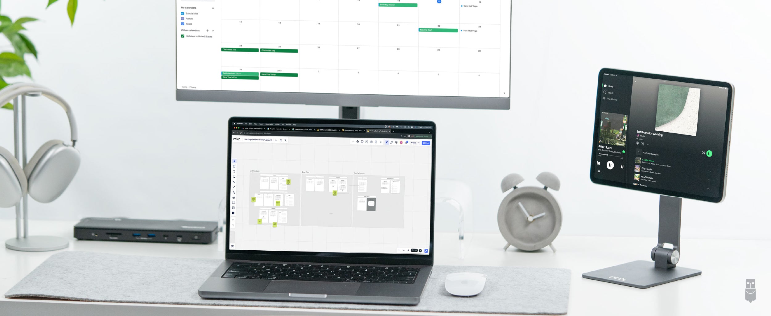 Plugable Magnetic iPad Stand for iPad Air & iPad Pro 11