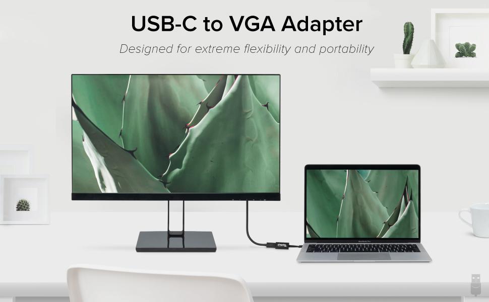 Plugable USB-C to VGA Adapter ~ Plugable Technologies