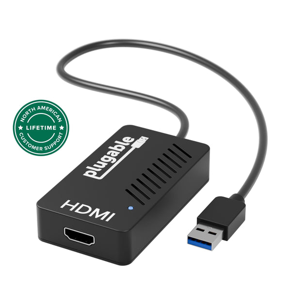 plugable USB 3.0 to 2K HDMIアダプター Plugable USB 3.0 to 2K HDMI Video Graphics Adapter with Audio for