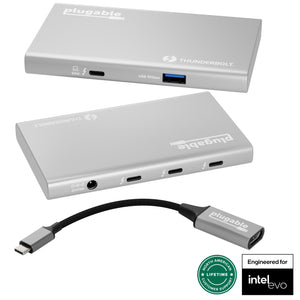 Plugable 5-in-1 Thunderbolt 4 and USB4 Hub main image