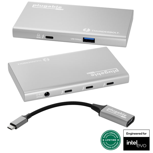 Plugable 5-in-1 Thunderbolt 4 and USB4 Hub ~ Plugable Technologies