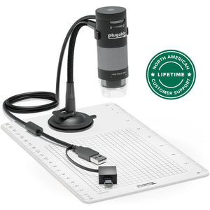 Plugable 250x Digital USB Microscope with Observation Stand main image