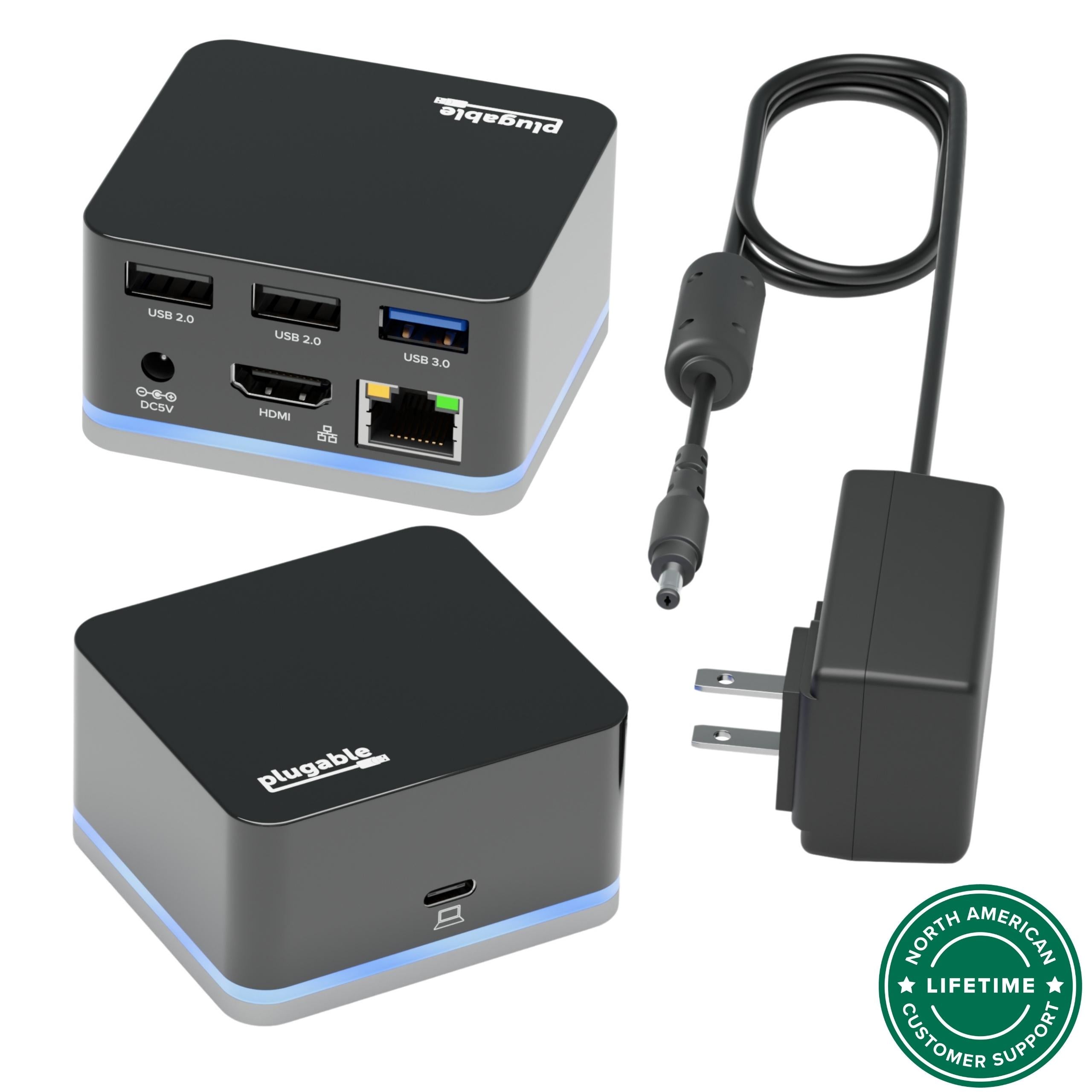 Plugable USB-C Laptop Dock for Portable Work Stations ~ Plugable