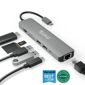 Plugable USB-C 7-in-1 Hub with Ethernet main image