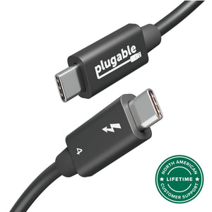 Plugable Thunderbolt 4 240W EPR Cable (3.3ft/1m) main image