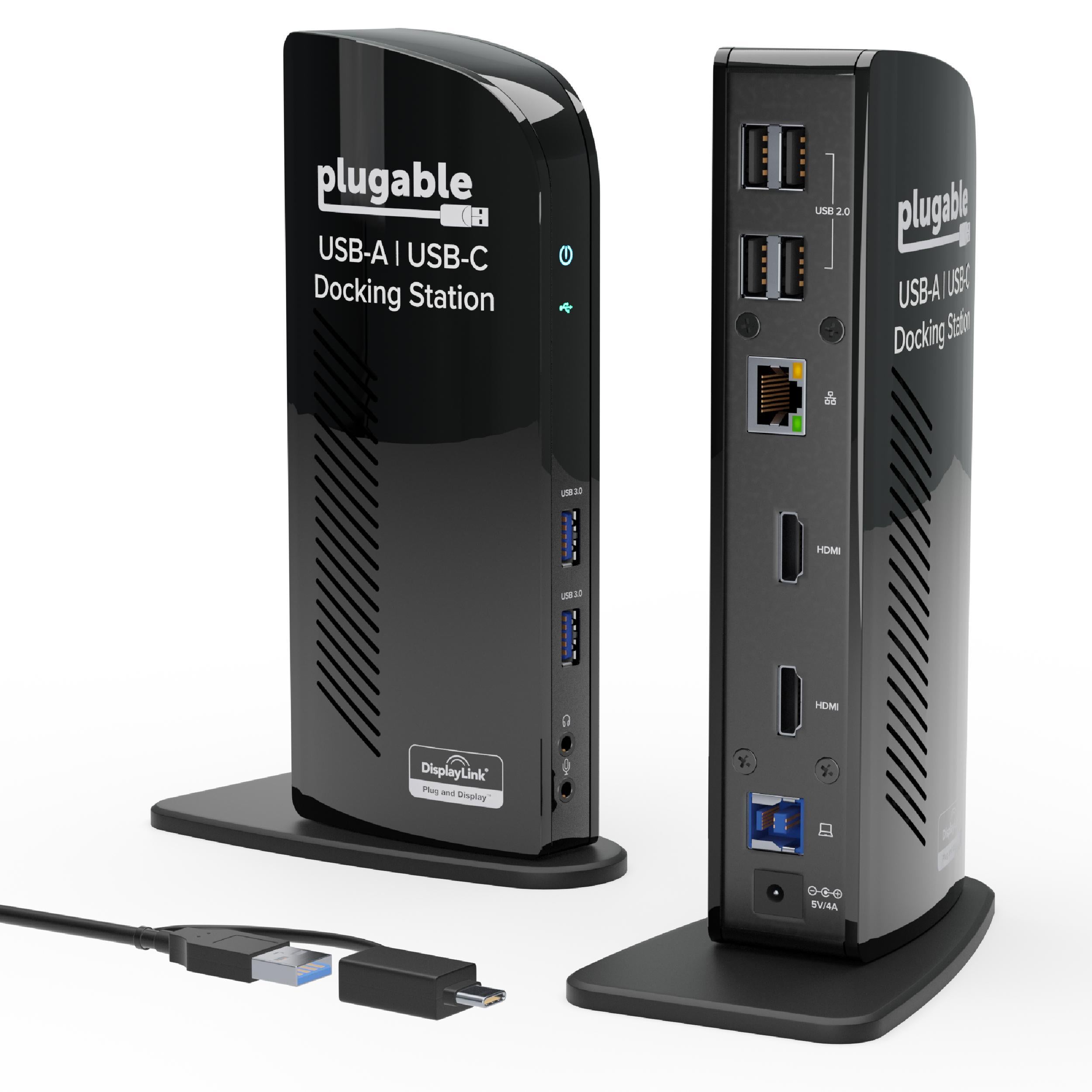 その他 plugable USB-C 4K DOCKING STATION Plugable USB-C Docking Station, 4K Triple Monitors, 100W Laptop