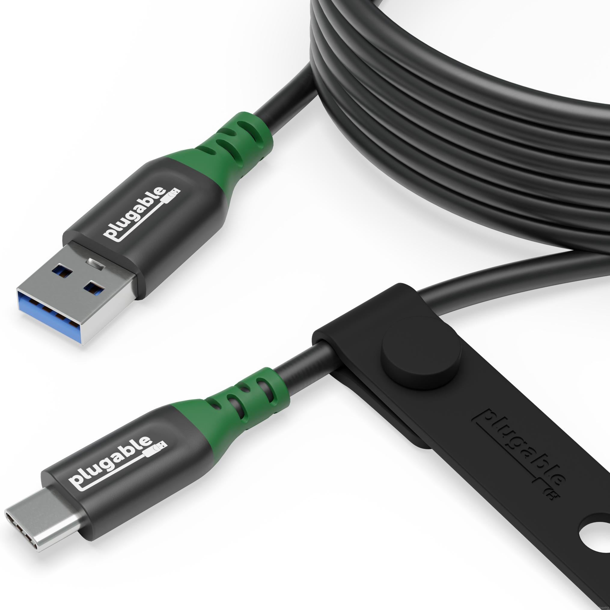 Plugable USB C to USB A Cable for Data and Charging (6.6ft / 2m ...