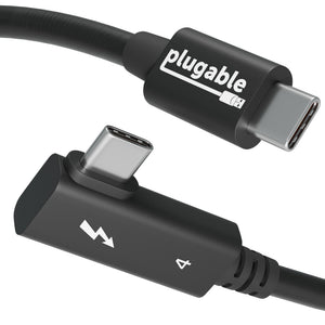 Plugable Thunderbolt 4 Cable with Right Angle Connection (2.6ft / 80cm) main image