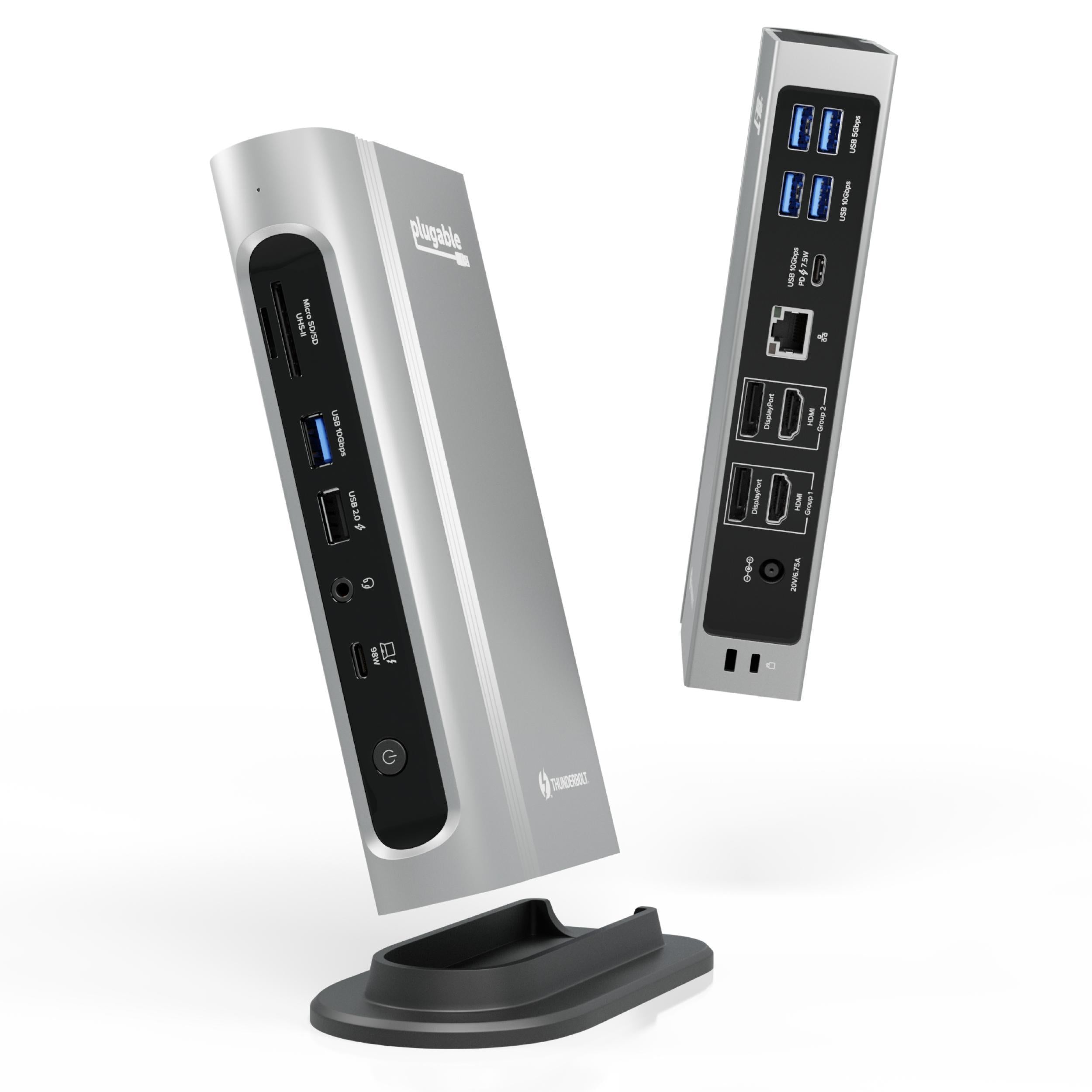 Plugable Thunderbolt™ 4 16-in-1 Docking Station for MacBook Air/Pro ...