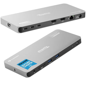 Plugable Thunderbolt 4 Docking Station for 4K Quad Monitors, 100W Laptop Charging main image