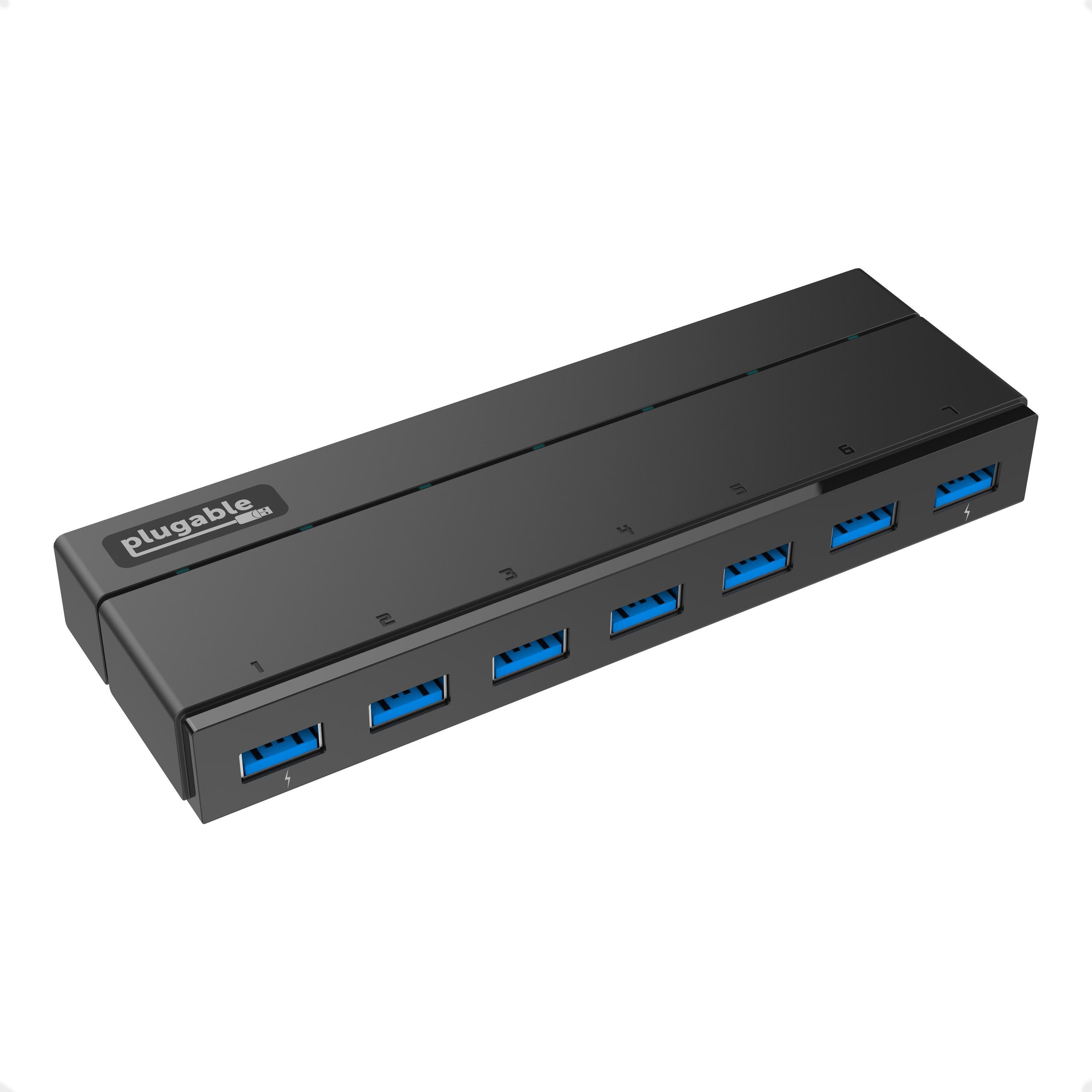 Plugable 7-Port USB 3.0 Hub with 60W Power Adapter - Thumbnail 2