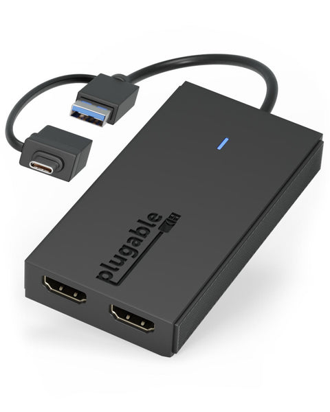 Plugable USB-C or USB 3.0 to Dual HDMI Adapter ~ Plugable Technologies