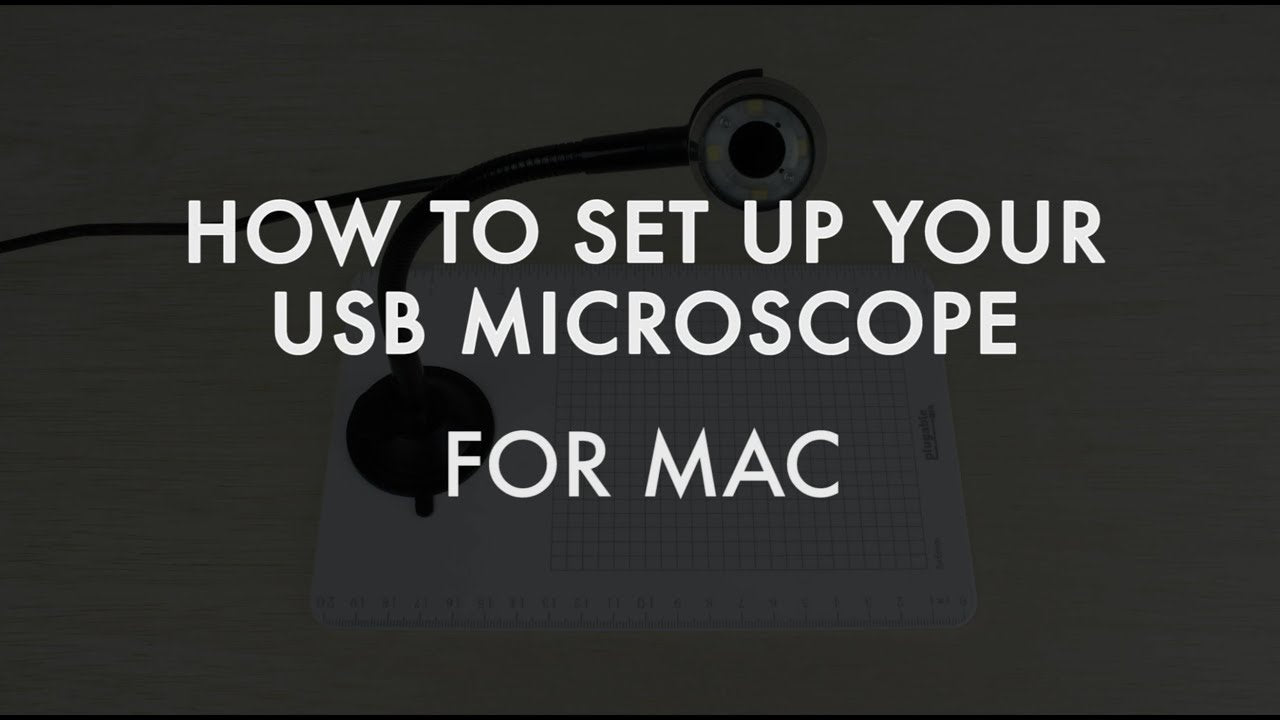 Image for how to setup your USB microscope for Mac