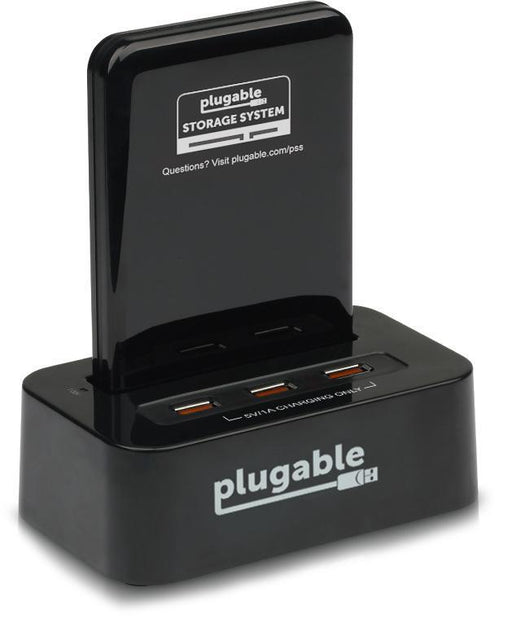 Main product image for the PSS-SDC1 storage system dock with three USB charging ports
