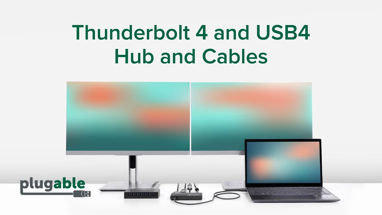 Plugable 5-in-1 Thunderbolt 4 and USB4 Hub – Plugable Technologies