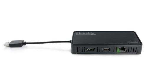 Main product image for the USB3-6950-DP dual-dispaly HDMI 2.0 USB 3.0 graphics adapter with gigabit Ethernet