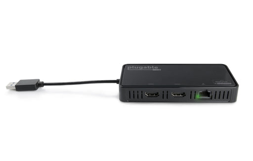 Main product image for the USB3-6950-HDMI dual-display HDMI 2.0 USB 3.0 graphics adapter with gigabit Ethernet