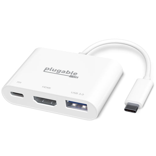 Main product image for the USBC-MD101 HDMI and USB 3.0 adapter with USB-C pass-through charging