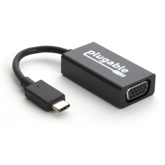 Main image of the Plugable USB-C to VGA adapter