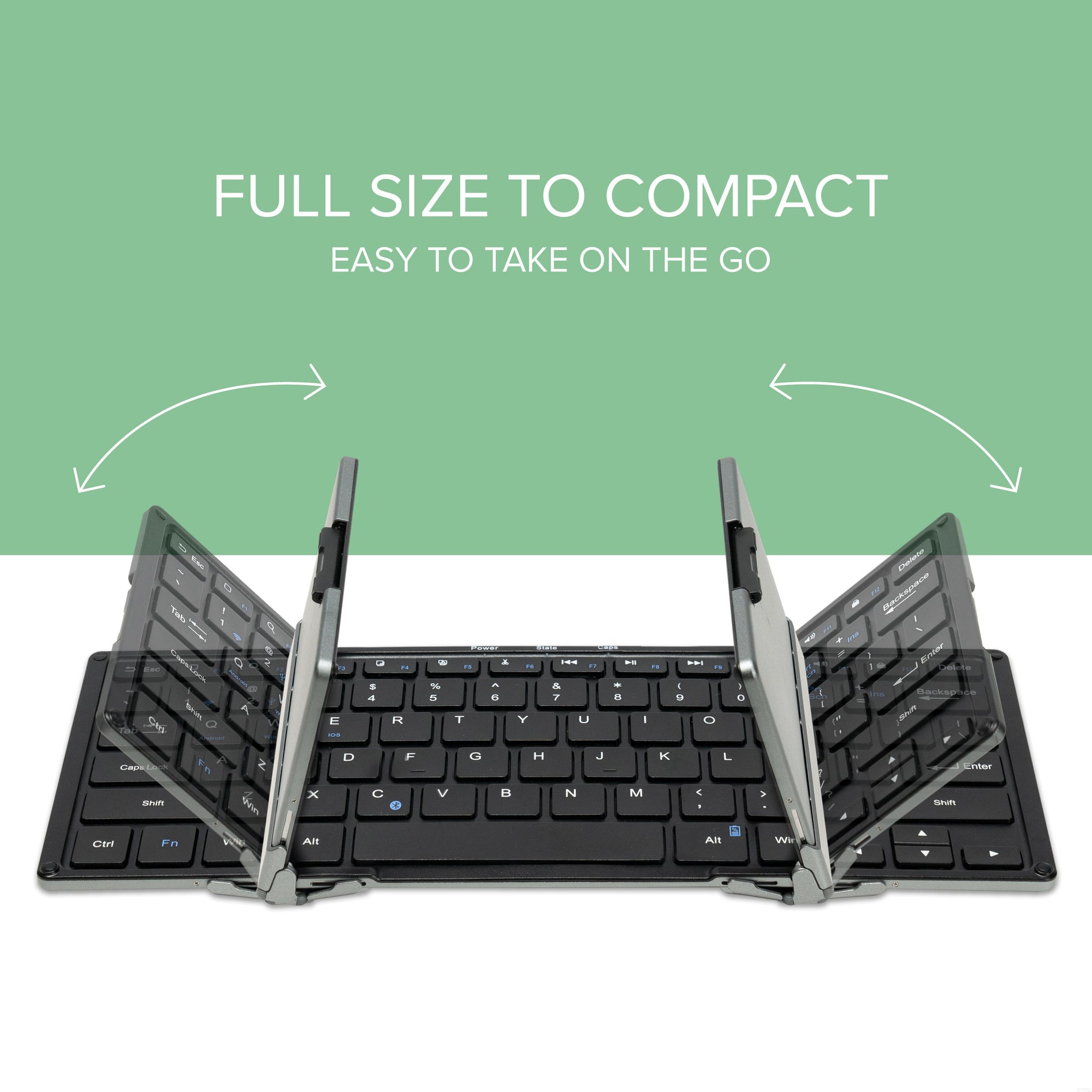 Plugable Compact Bluetooth® Folding Keyboard and Case