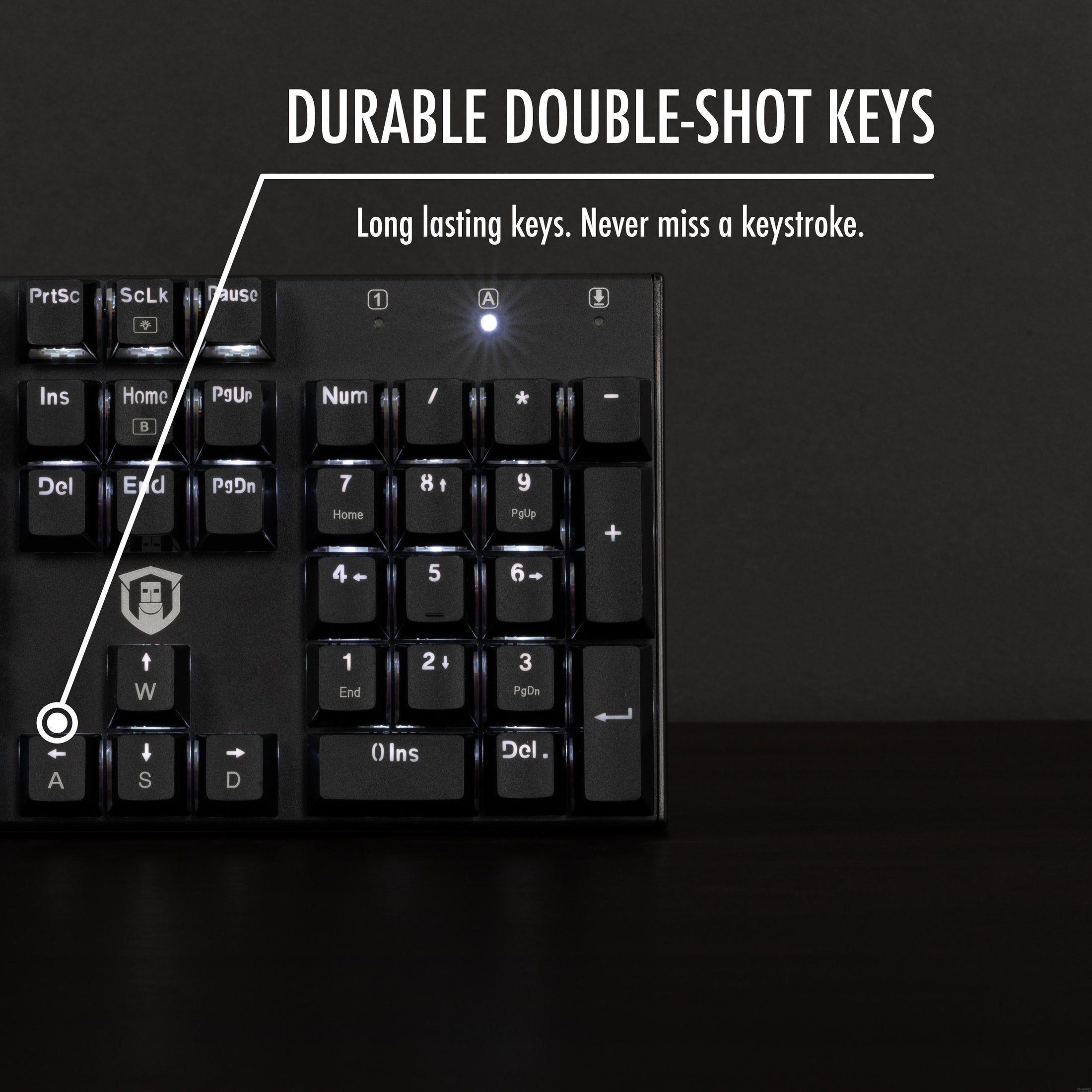 Plugable Compact 104-Key Mechanical Keyboard With Red-Style Switches ...