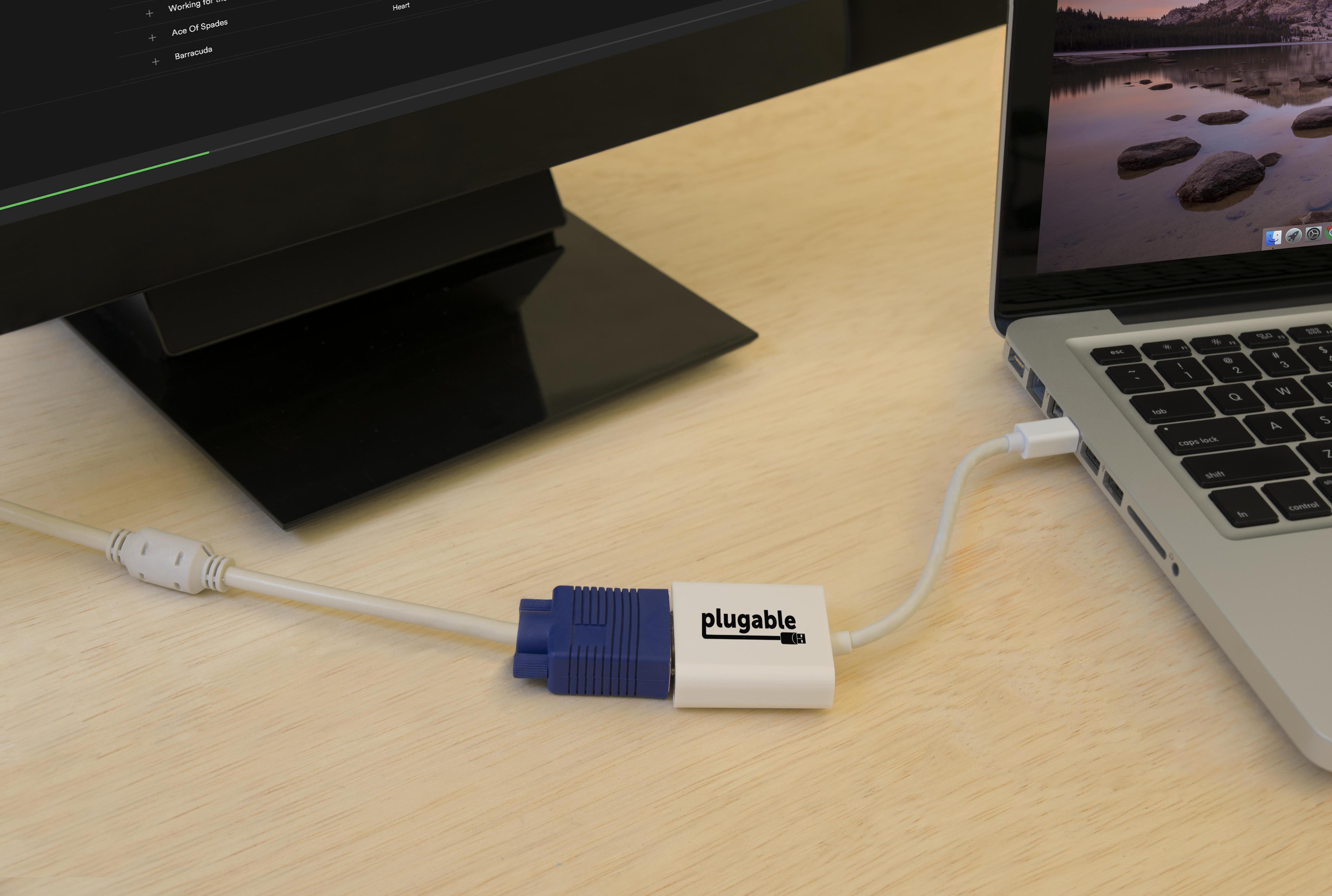 Plugable Mini DisplayPort To VGA Adapter (Active) – Plugable Technologies