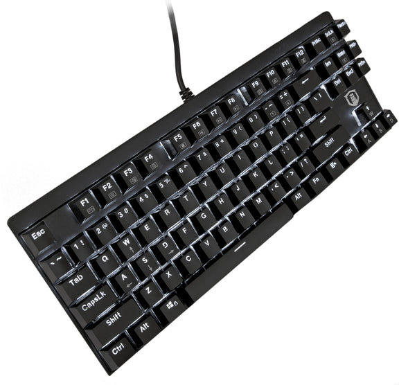 Plugable Compact 87-Key Mechanical Keyboard With Blue-Style Switches ...